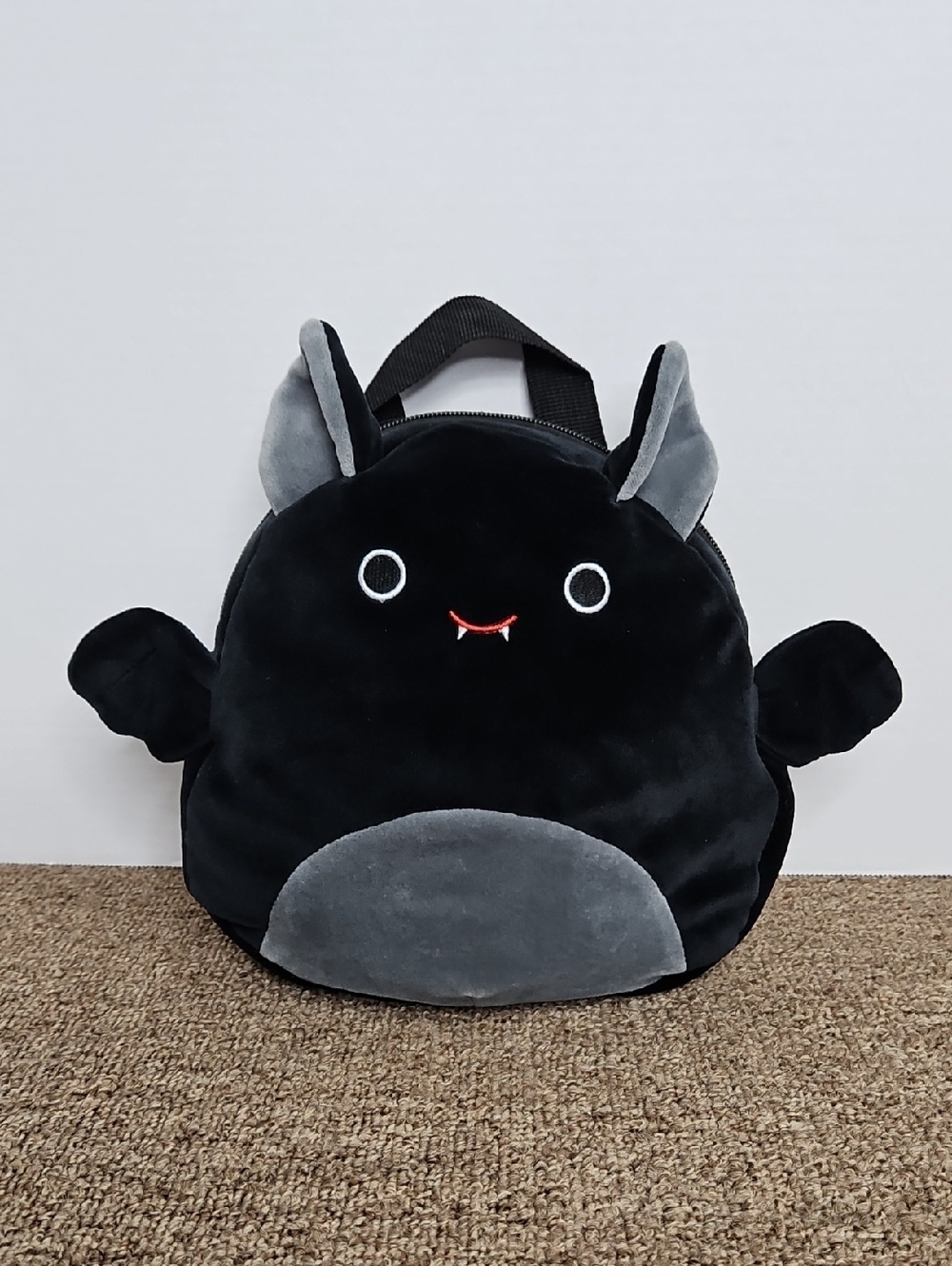 VHTF Hot Topic Emily Black Bat Squishmallows x Bioworld Bag 9"